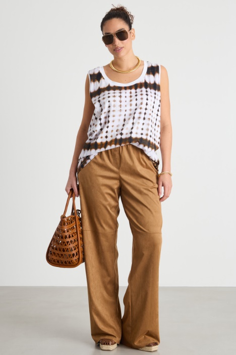 Canotta in jersey tie-dye Intrend