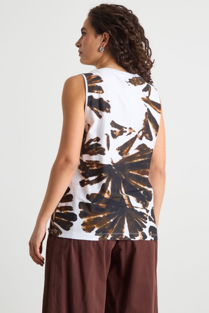 Tie-dye jersey vest Intrend - 4