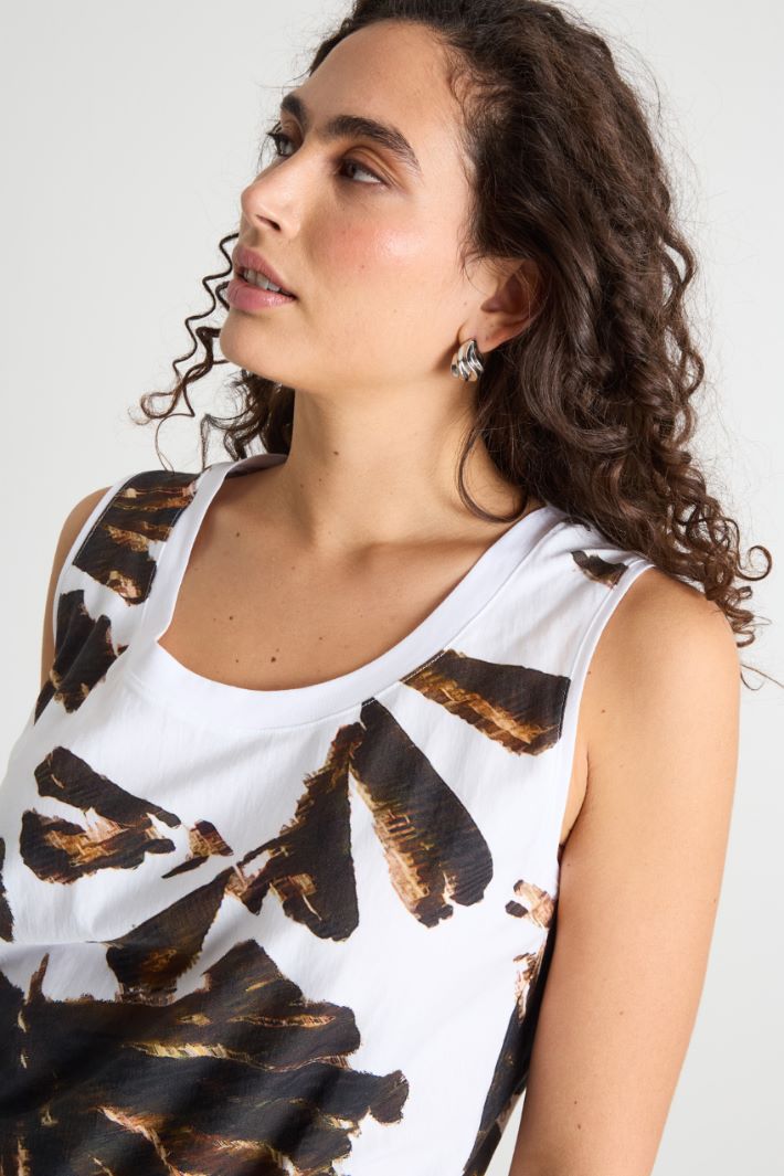 Tie-dye jersey vest Intrend - 3