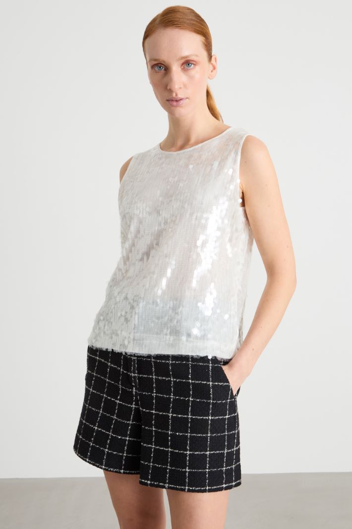 Sequinned Top Intrend - 2