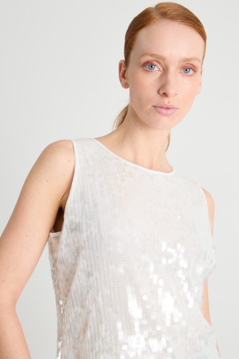 Top con paillettes