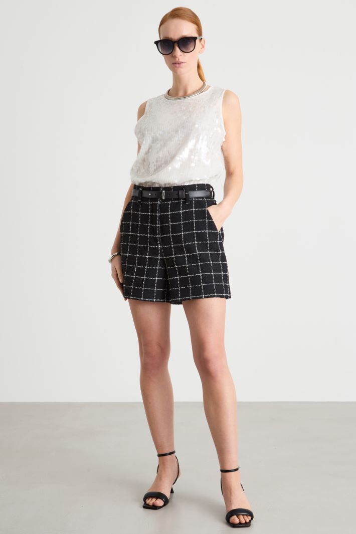 Sequinned Top Intrend