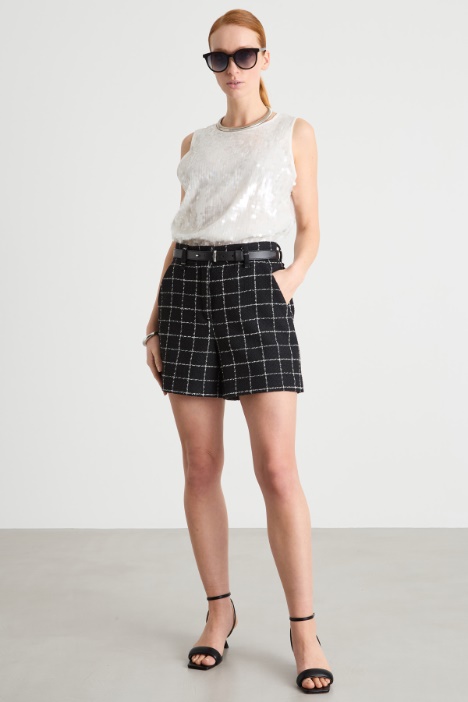 Sequinned Top Intrend