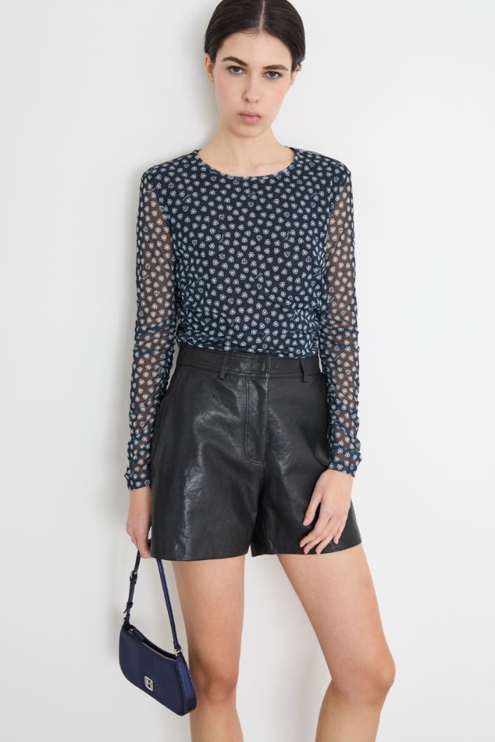 Printed Tulle Top Intrend - 2