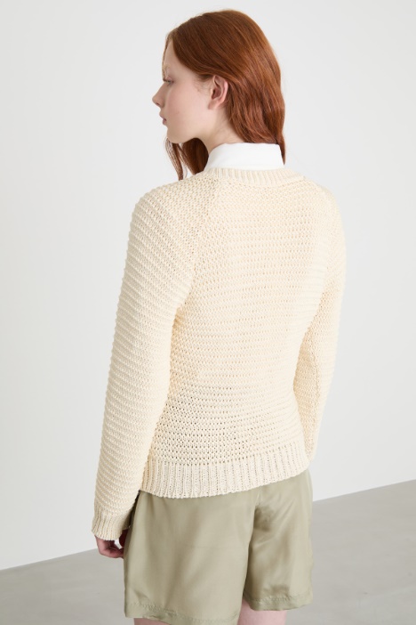 Jersey con cuello de pico