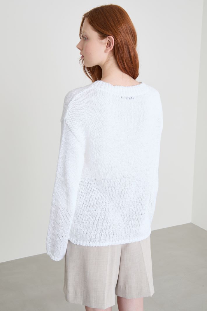 Dropped-shoulder jumper Intrend - 4