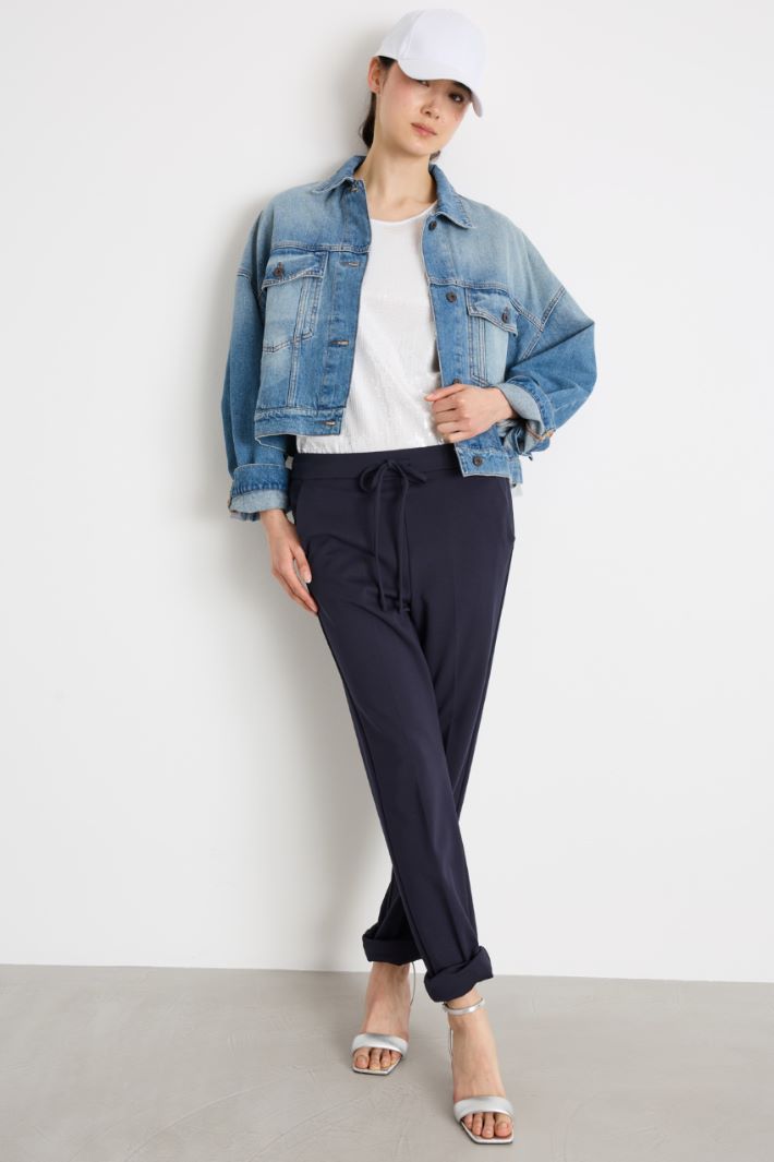 Fitted sequinned vest top Intrend