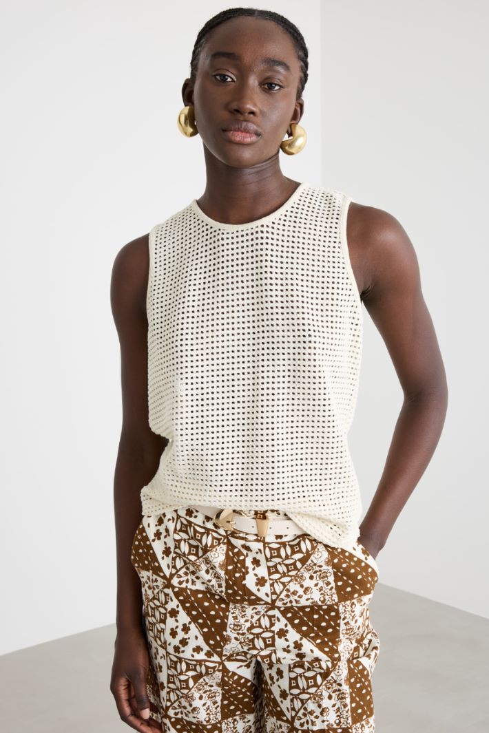 Top in rete di jersey Intrend - 2