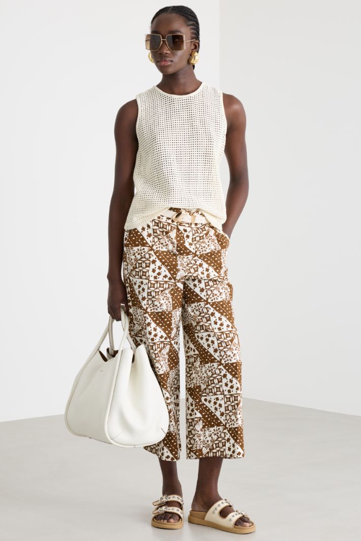 Top in rete di jersey Intrend