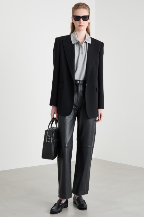 Polo con cristalli cabochon Intrend