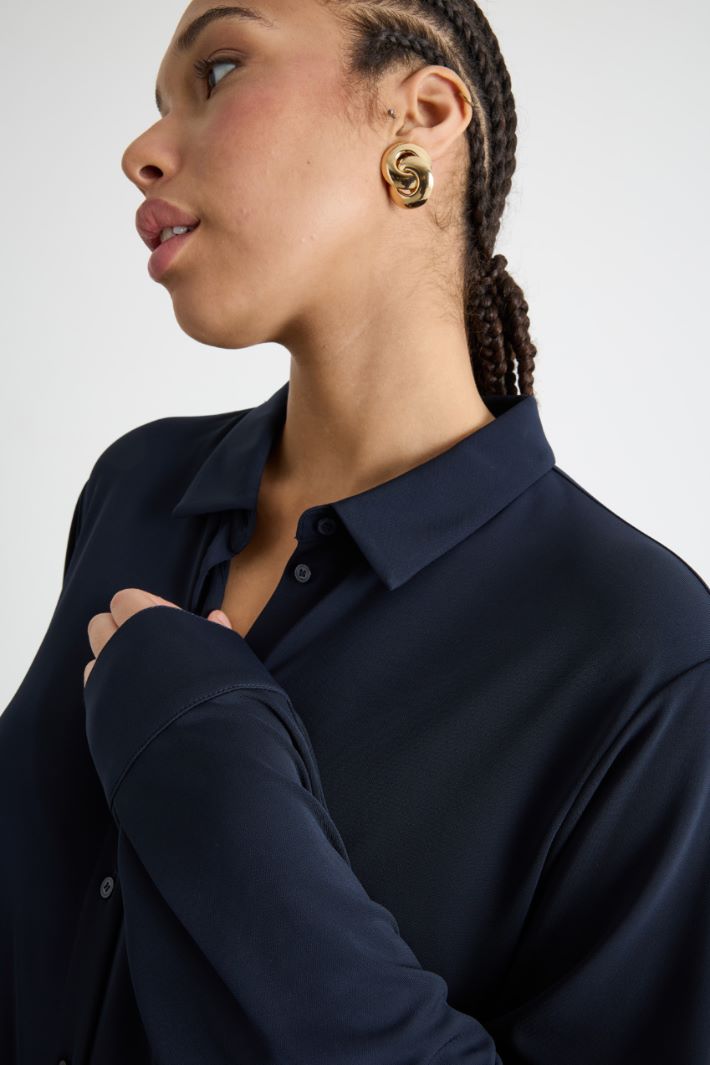 Long-sleeved polo shirt Intrend - 3