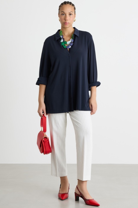 Long-sleeved polo shirt Intrend