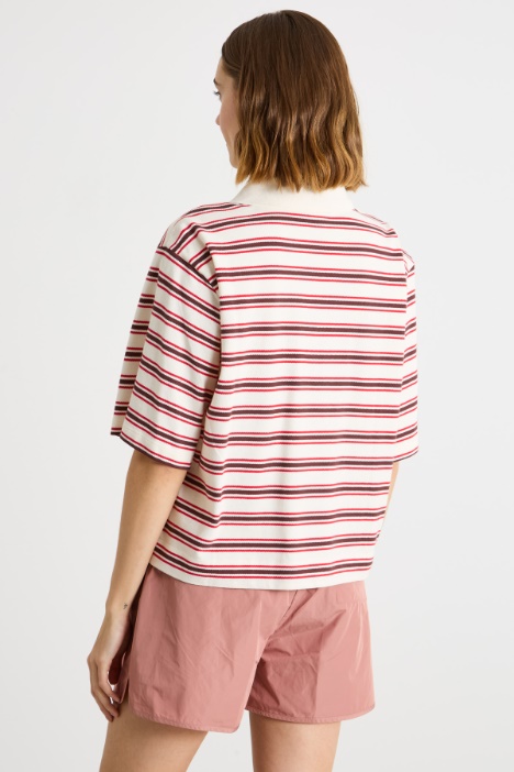 Polo in jersey piqué