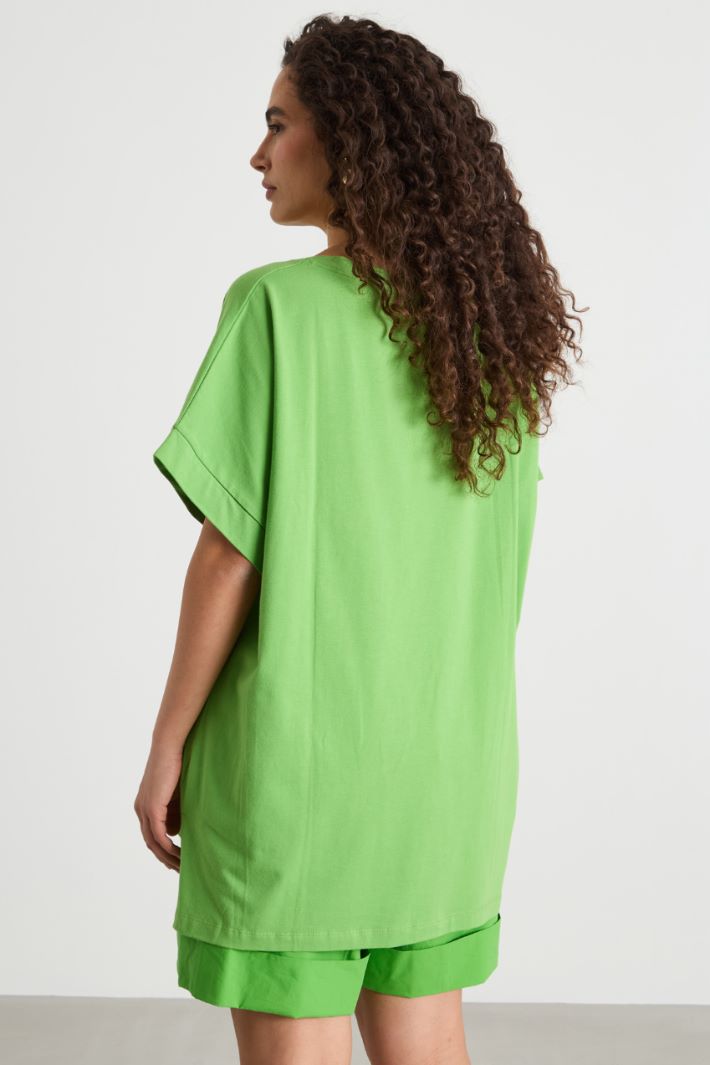 Relaxed-Fit Kimono-Sleeve T-Shirt Intrend - 4