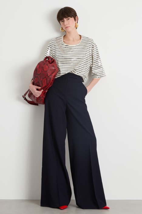 Sequin jersey T-shirt Intrend