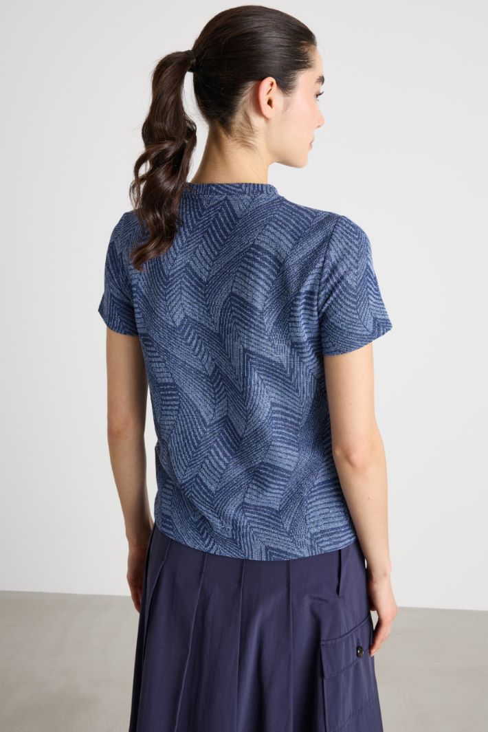 T-shirt jacquard Intrend - 4