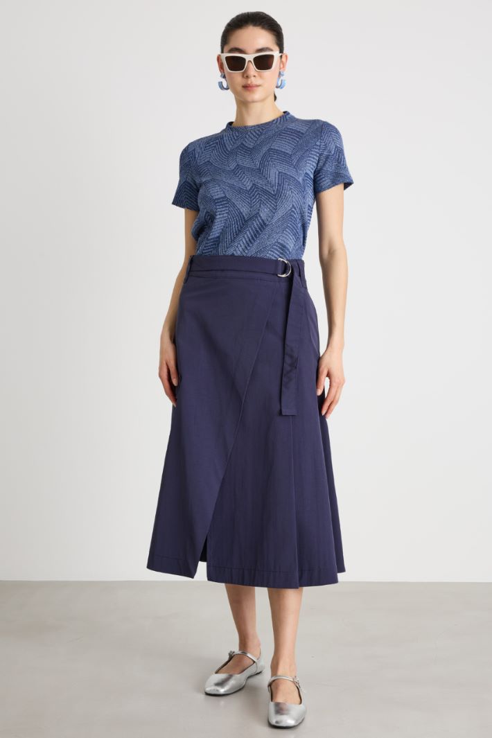 T-shirt jacquard Intrend