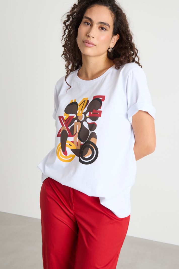Printed T-shirt Intrend - 2