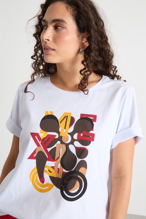 Camiseta con estampado