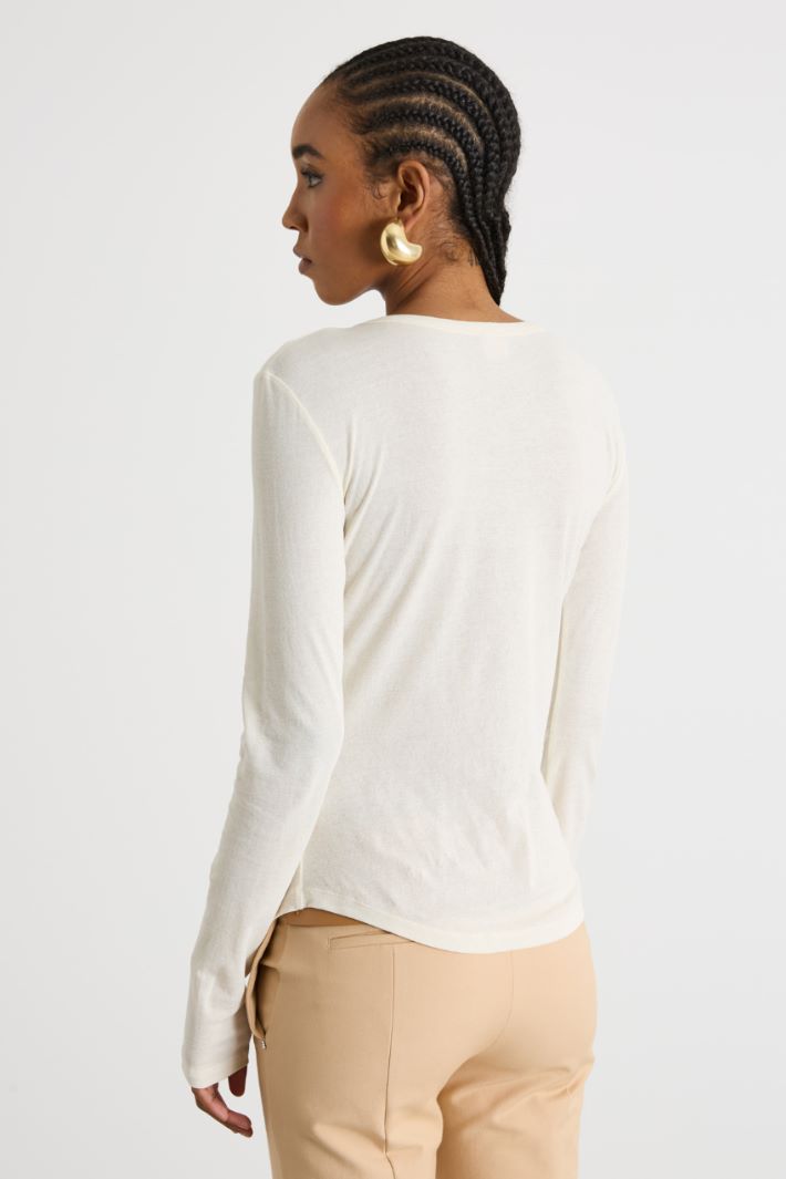 Long-sleeved tulle T-shirt Intrend - 4