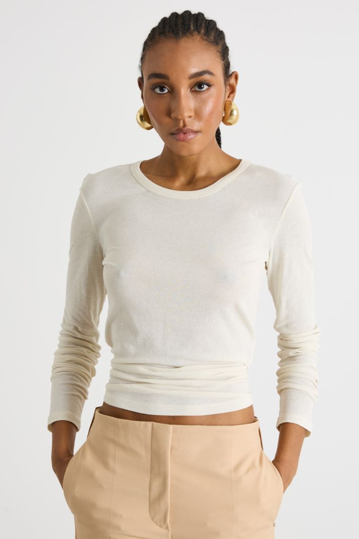 Long-sleeved tulle T-shirt Intrend - 2