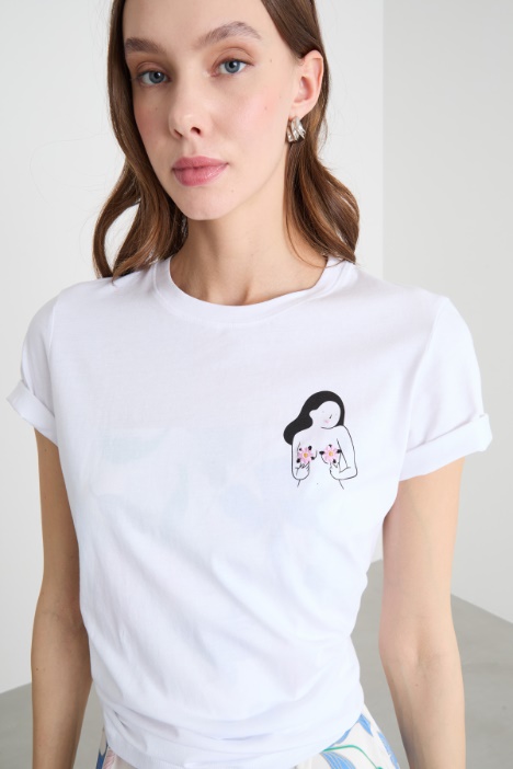 T-shirt con stampa