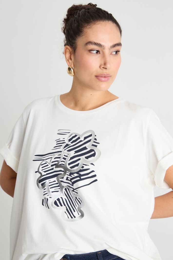 Longline jersey T-shirt Intrend - 3