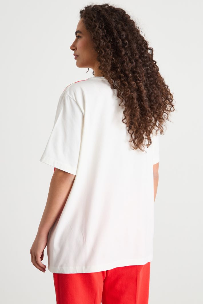 Longline jersey T-shirt Intrend - 4