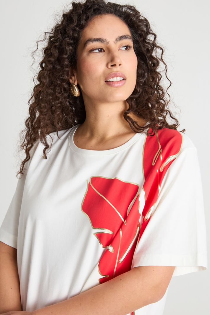 Longline jersey T-shirt Intrend - 3