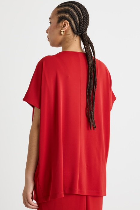 Camiseta de punto con detalle retorcido