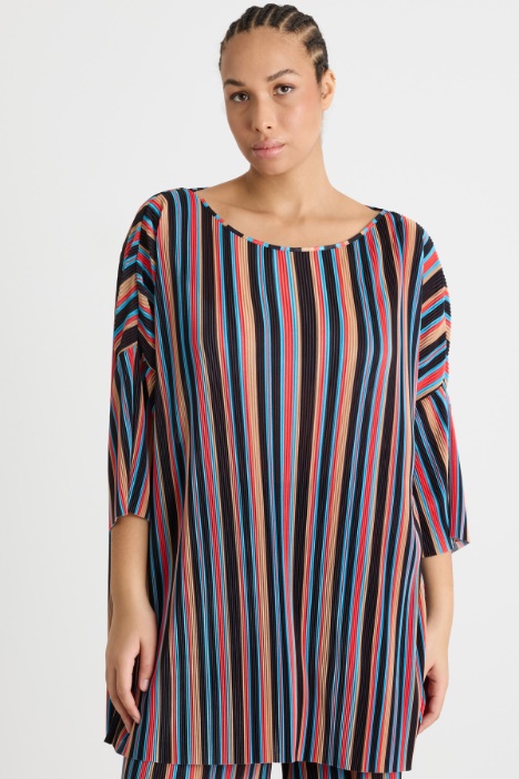 T-shirt in jersey plissé Intrend