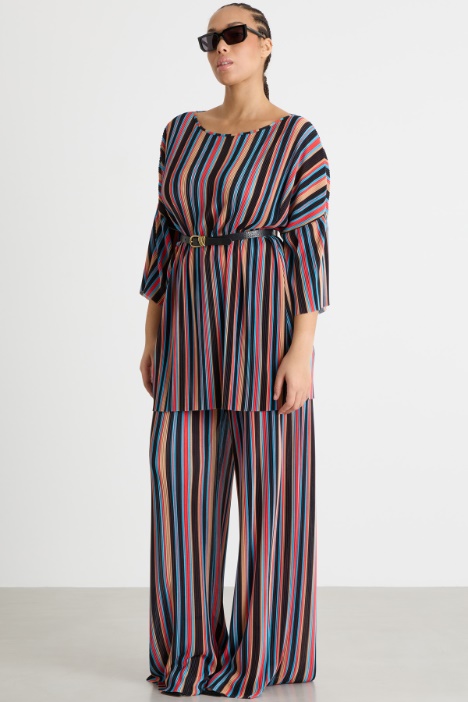 T-shirt in jersey plissé Intrend