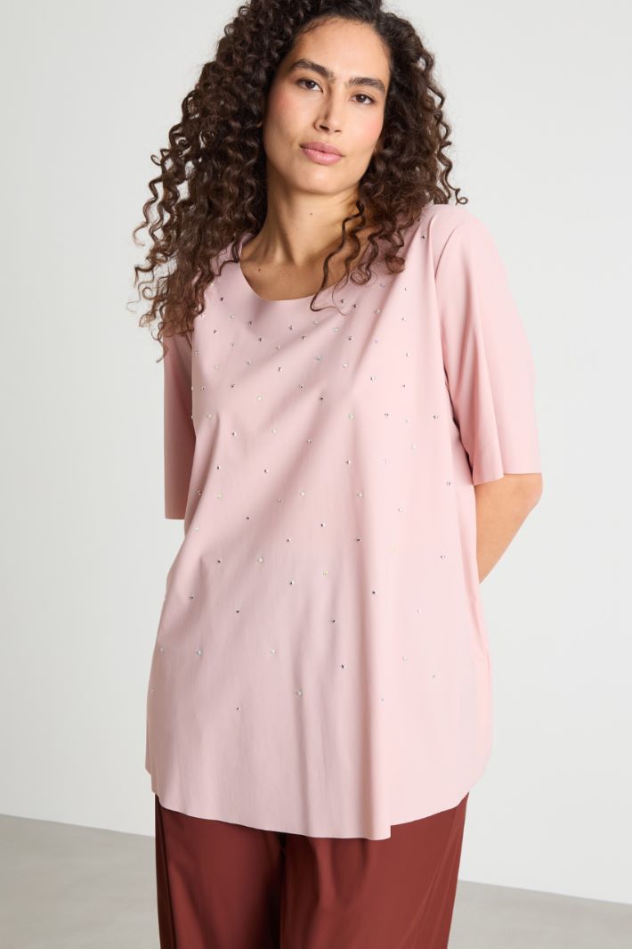 Embroidered T-shirt Intrend - 2