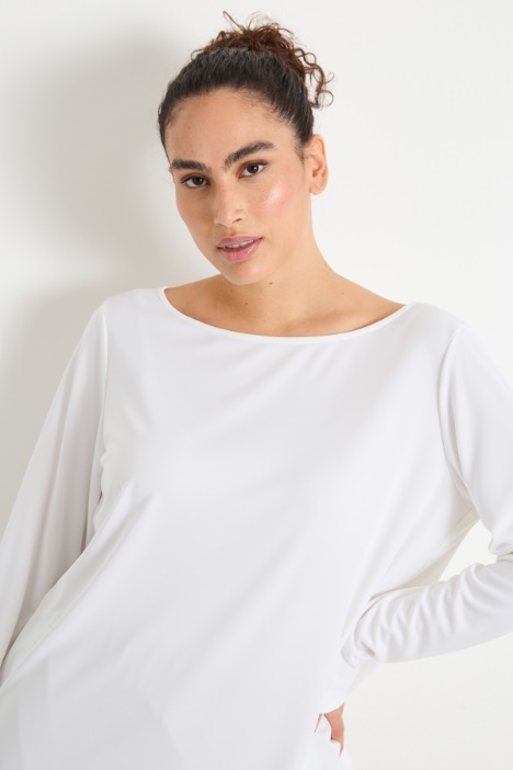 Camiseta amplia de manga larga