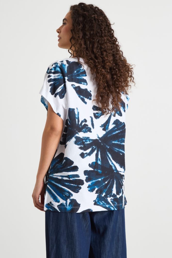 Tie-dye jersey T-shirt Intrend - 4