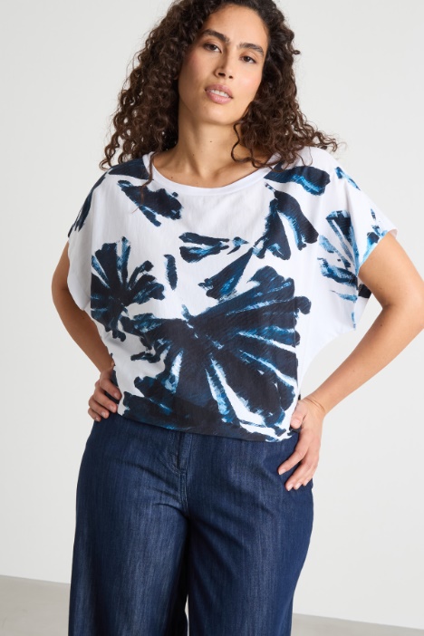 Tie-dye jersey T-shirt Intrend