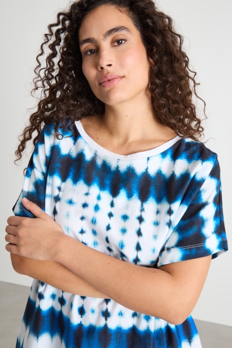 T-shirt in jersey tie-dye
