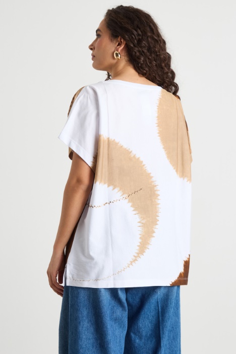 T-shirt in jersey tie-dye