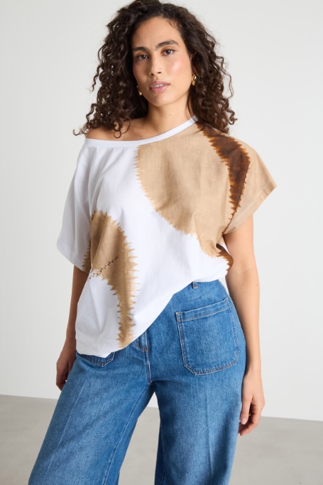 Tie-dye jersey T-shirt Intrend