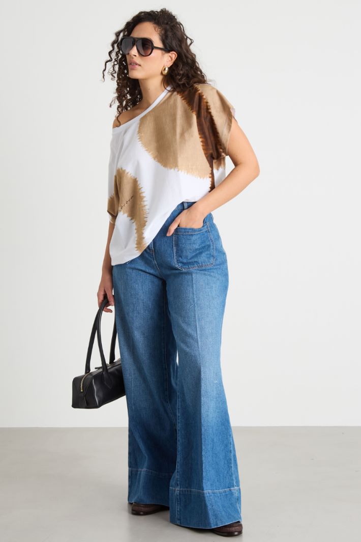 Tie-dye jersey T-shirt Intrend