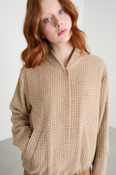 Bomber con paillettes