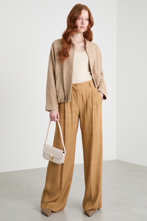 Sequin bomber jacket Intrend