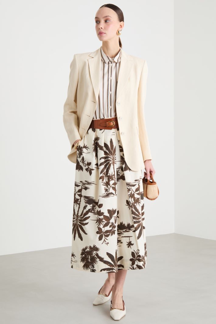 Printed midi skirt Intrend