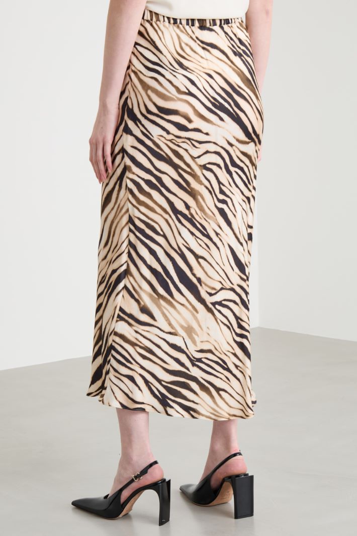 Animal print skirt Intrend - 4