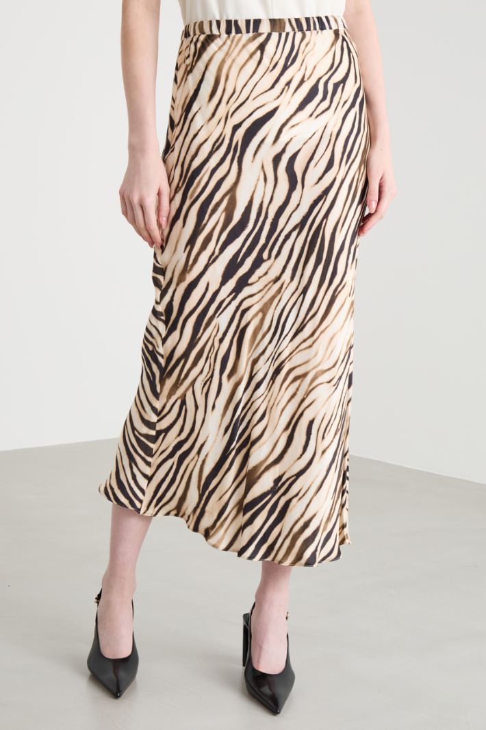 Animal print skirt Intrend - 2