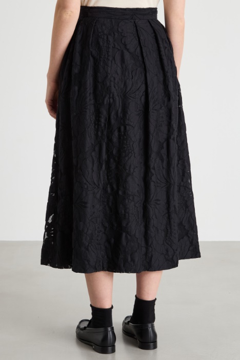 Gonna in tulle macramè