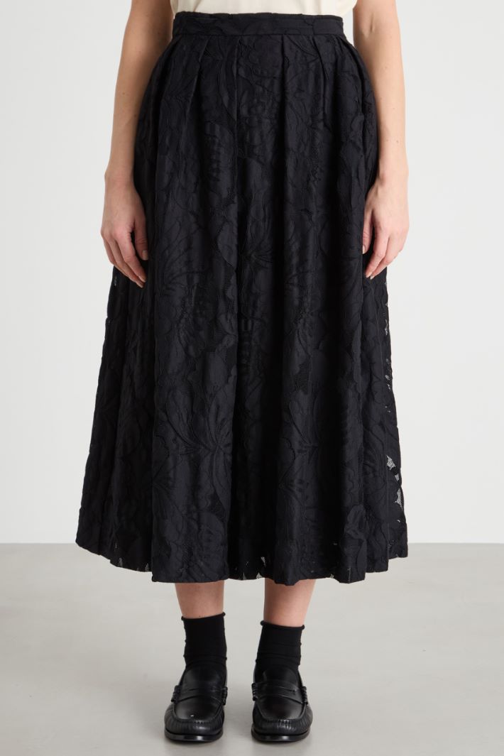 Macramé Tulle Skirt Intrend - 2