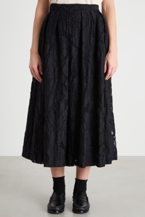 Gonna in tulle macramè