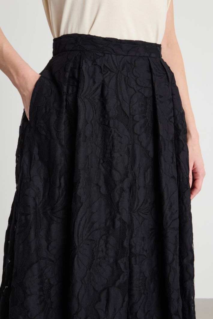 Macramé Tulle Skirt Intrend - 3