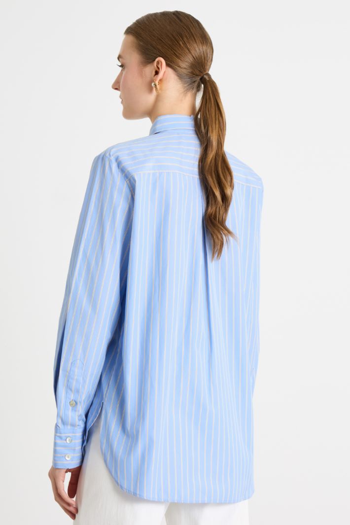 Diamanté-Embellished Pocket Shirt Intrend - 4